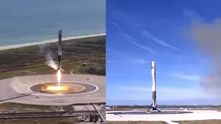 SpaceX CRS-13: Falcon 9 first stage landing, 15 December 2017