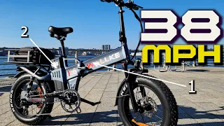 Wallke H6 Insanely Fast Dual 35Ah Battery Folding 2-seater e-bike!