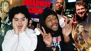 DURK CAN DO ANYTHING | Lil Durk - Broadway Girls ft Morgan Wallen (Official Audio) SIBLING REACTION