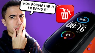 Como FORMATAR a MI BAND 5 | Resetar para o padrão de fábrica!