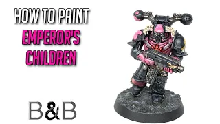 How to paint Emperor's Children