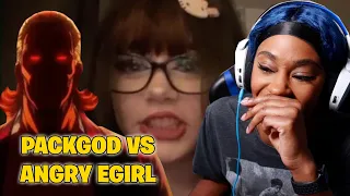 PACKGOD VS ANGRY EGIRL REACTION | A DISCORD BF APPLICATION IS CRAZY