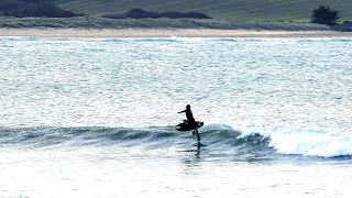 foil surfing laps in England