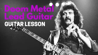 Doom Metal Lead Guitar Lesson - Learn to Solo with the Minor Pentatonic / Blues Scale