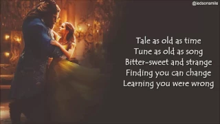 Ariana Grande & John Legend - Beauty and the Beast (lyrics)