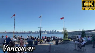 A Warm Vancouver Summer Evening 🇨🇦 North Vancouver Walking Tour - July, 2022 [ 4K UHD 60fps]