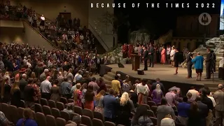 Interpretation of Tongues during announcement! (This is how a Spirit Led church do church) BOTT 2022