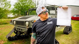 HOA Demands I Remove the Tracked Humvee off my Property...