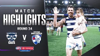 Geelong Cats v Western Bulldogs Highlights | Round 24, 2023 | AFL