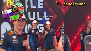 VIDEO -  FANÁTICOS SIEMPRE APOYANDO A CHECO PÉREZ. MÓNACO 2024. F1 RADIO