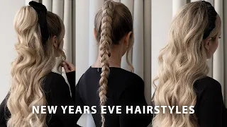 EASY NEW YEARS EVE HAIRSTYLES 🎉✨