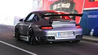 1200HP Porsche 9FF Turbo - Accelerations, Start-up, flames, sounds