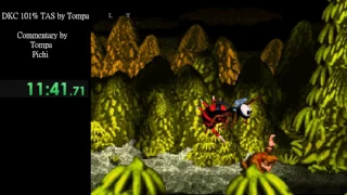 [TAS] Donkey Kong Country 101% in 41:18 by Tompa: Live Commentary