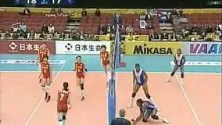 CUBA VS CHINA WORLD CHAMPIONSHIP 2006 VOLLEYBALL