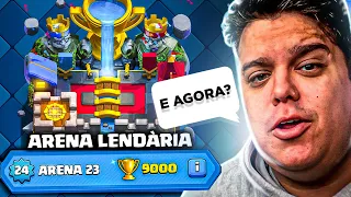 ISSO É OQUE ACONTECE QUANDO CHEGA EM 9000 🏆 ZERANDO O CLASH ROYALE