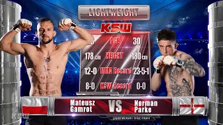 KSW Free Fight: Mateusz Gamrot vs Norman Parke 1 | KSW 39