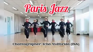 PARIS JAZZ || Line Dance || Phrased Advanced || Choreo: Icha Yulfariza (INA) || Demo by IMC