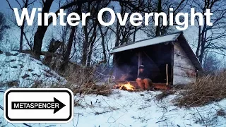 Winter Overnight at the Backwoods Shelter