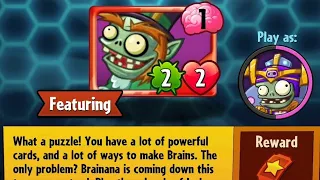 Puzzle Party !!! PvZ heroes 12th October 2022 | Plants vs Zombies Heroes | Daily Challenge I Day 2