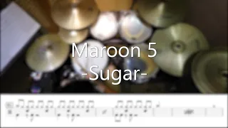 Maroon 5 - Sugar - DrummerFrank Drum Cover - With Drum Score
