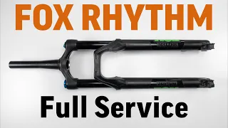 FOX Rhythm Series 34 FLOAT 2019 GRIP Damper, air spring + 50 hour full service guide for beginners