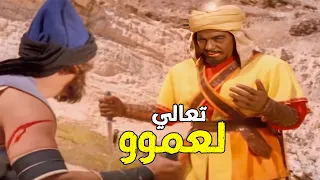 عنتر كان رايح يصطاد أسد طلع عليه عصابة 🦁 ضربهم كلهم لوحده