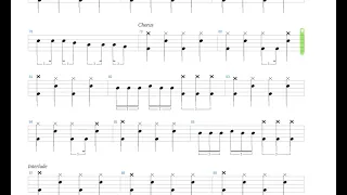 For Whom the Bell Tolls Drum Tab by Metallica