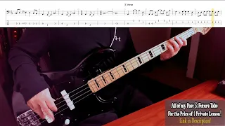 Rush-Red Barchetta-Bass Cover with Tab-Geddy Lee