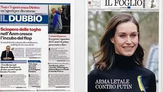 Prime pagine dei giornali di oggi 14 maggio 2022. Rassegna stampa. Quotidiani nazionali italiani