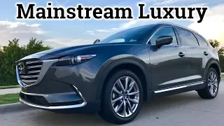 2018/2019 Mazda CX-9 Signature Review |  NEW Features (360 Camera, Carplay, & More)
