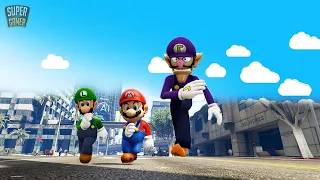 GTA V-Super Mario,Luigi,Wario,Waluigi Ragdolls