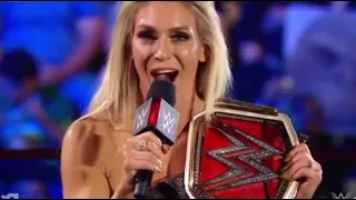 Alexa Bliss Intrupt Charlotte Flair Wwe Monday night raw