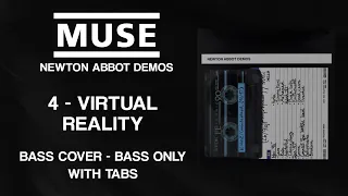Muse - Virtual Reality (Plug In Baby Demo) (Bass Cover w/ On-Screen Tabs - BASS ONLY)