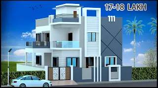 40x45 4BHK House Design With 2 Car Parking | 29X37 3D House Design With Detail | Gopal Architecture