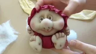 Кукла неваляшка из колготок, из капрона. Doll from stocking, Roly-poly doll.