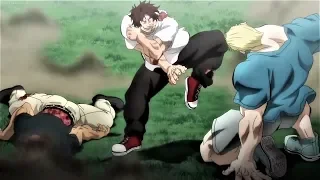 Baki fights Yanagi and Sikorsky Scene | BAKI 2018 EPISODE 21 ENGLISH SUBBED