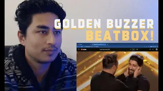 BEATBOXING pro gets Ant & Dec's GOLDEN BUZZER! | Auditions | BGT 2023 BEATBOX REACTION! #beatbox