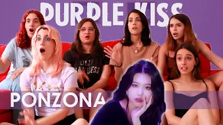 퍼플키스(PURPLE KISS) - 'Ponzona' MV | Spanish college students REACTION (ENG SUB)