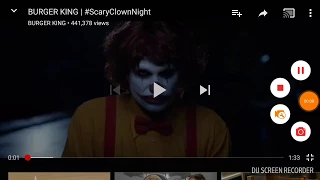 Burger King#scary clown night reaction