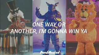 Group Performance "One Way Or Another" By Blondie (Lyrics) | The Masked Singer