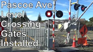 Gates now Installed! | Pascoe Ave Level Crossing | Mana | Kapiti Line