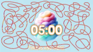 5 Minute Cotton Candy Bomb 💣 Timer