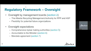 Extended Producer Responsibility Regulation - January 2023 Stakeholder Presentation