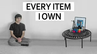 All 105 items I own as a Minimalist