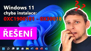 Windows 11 chyba instalace 0xC1900101 - 0x30018 při upgrade z Windows 10 ! ŘEŠENÍ !