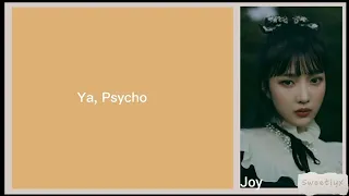 RED VELVET (레드벨벳) 'Psycho' - Easy lyrics