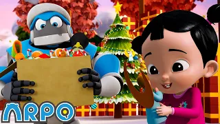 Arpo Robot Babysitter | A Very Arpo Christmas! | Funny Cartoons for Kids | Arpo the Robot