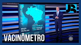 Vacinômetro: 113.392.478 (53,55%) brasileiros receberam a primeira dose