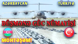 Türk ordusu Azərbaycanda  / Nəfəs kəsən təlimdən ilk görüntülər