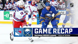 Rangers @ Sabres 10/12 | NHL Highlights 2023